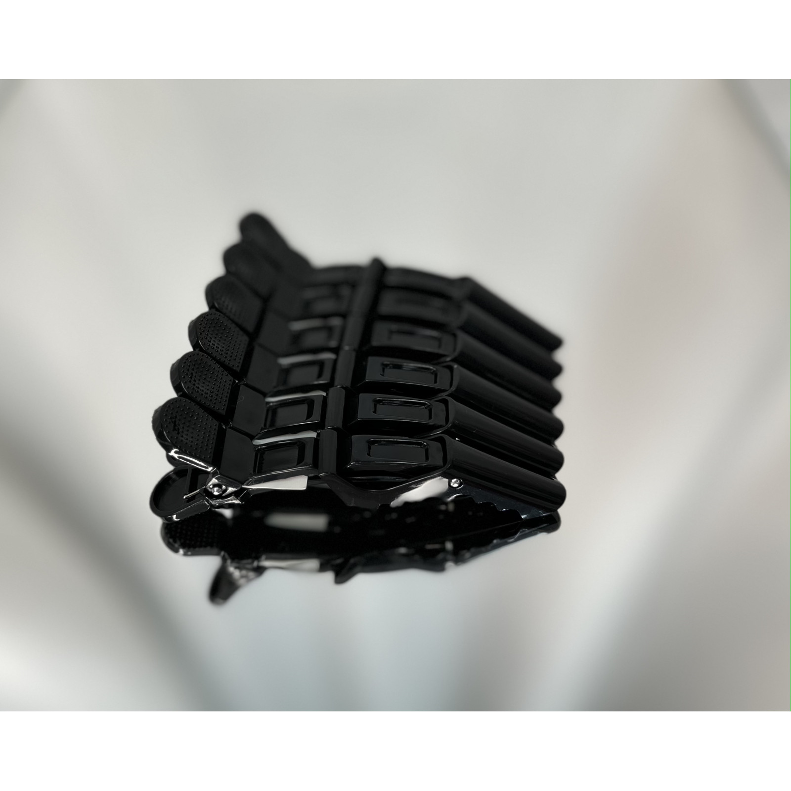 Зажим парикмахерский "Крокодил" 6 шт., Черный