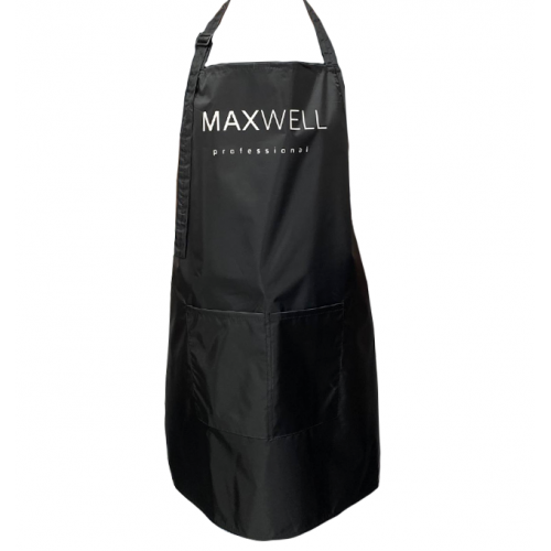 Фартук мастера с логотипом MAXWELL черный