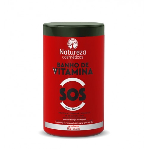 Ботокс SOS-восстановление волос NATUREZA Banho de VITAMINA 1000 ml