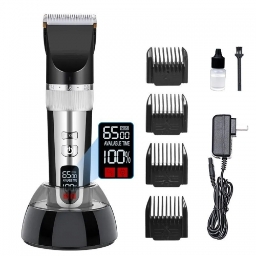 Машинка для стрижки волос LAORENTOU беспроводная, черная