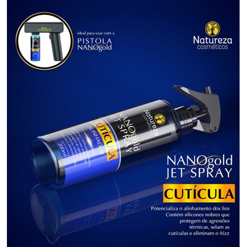 Спрей Natureza NANOgold Jet Spray Cuticula 200 ml