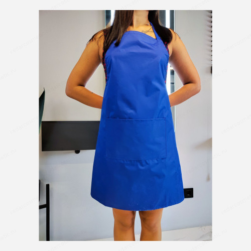 Фартук мастера-парикмахера Slim, синий