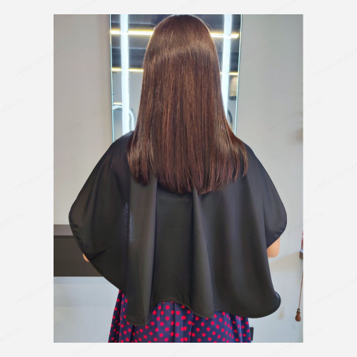 Пеньюар-шаль для клиента короткий Shawl, черный