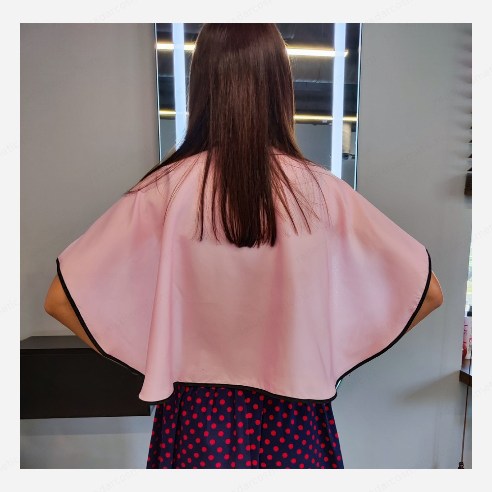 Пеньюар-шаль для клиента короткий Shawl, розовый