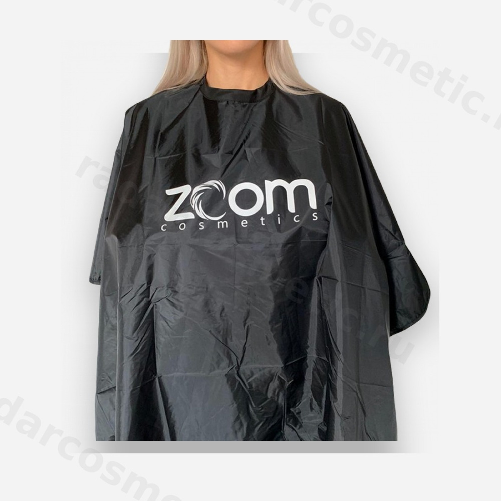 Пеньюар для клиента с логотипом ZOOM черный