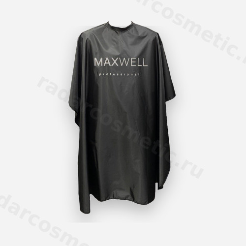 Пеньюар для клиента с логотипом MAXWELL черный