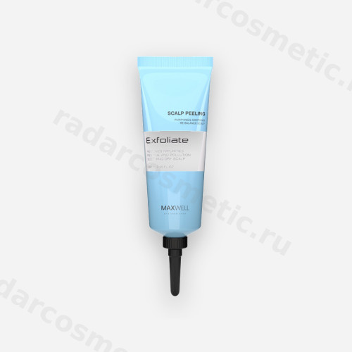 Набор Пилинг для кожи головы MAXWELL Scalp Peeling Exfoliate 250 ml + ТРИХОСКОП