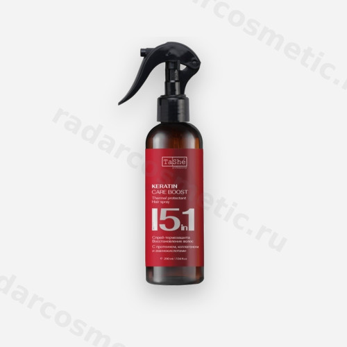 Спрей-термозащита для волос Tashe professional 15 in1 thermal protectant hair spray, 200мл