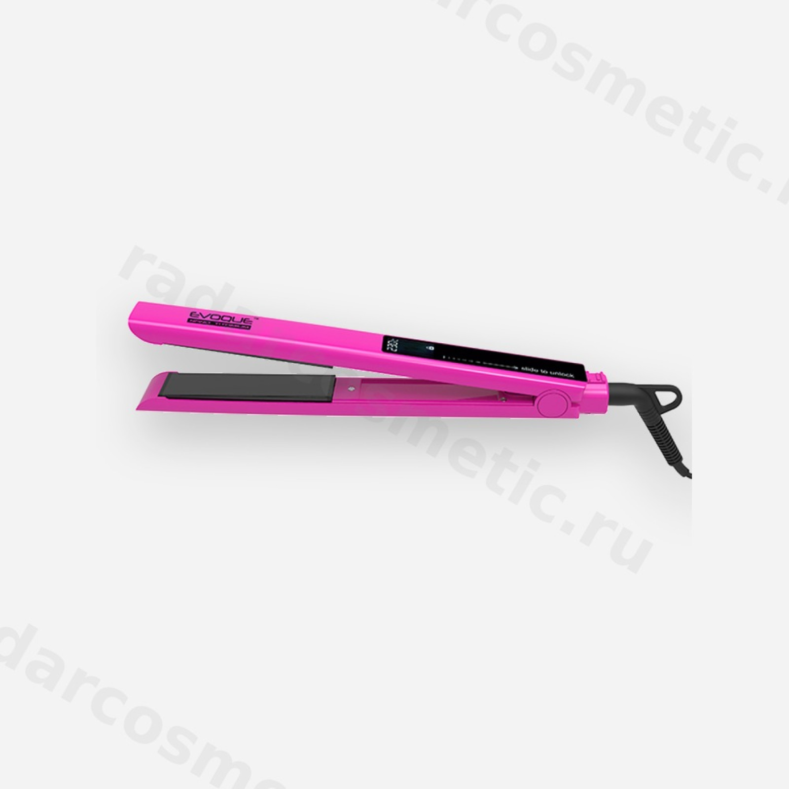 Утюжок EVOQUE TouchScreen титановые узкие пластины ПУРПУР
