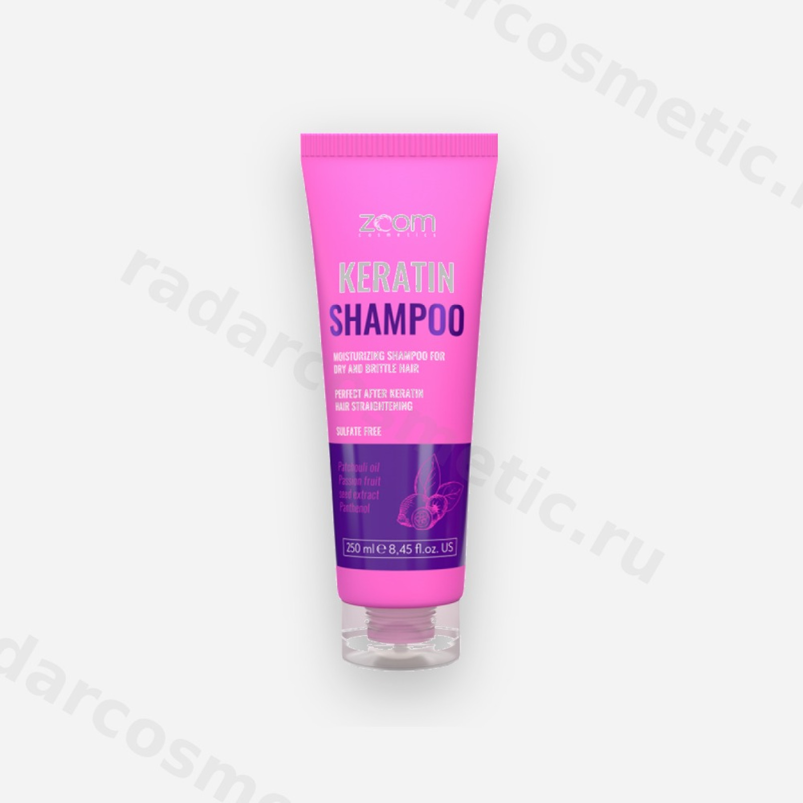 Шампунь бессульфатный ZOOM Keratin Shampoo 250 ml
