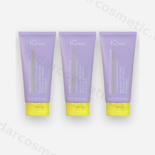 IQ Hair Reparaçãoe Proteção Шампунь + маска + конди Реконструкция и защита 250 мл * 3