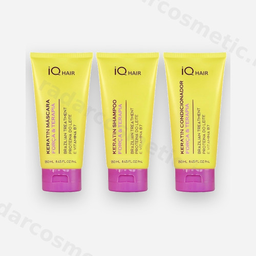 IQ Hair Força & Terapia Шампунь + маска + кондиц Сила и восстановление 250мл * 3