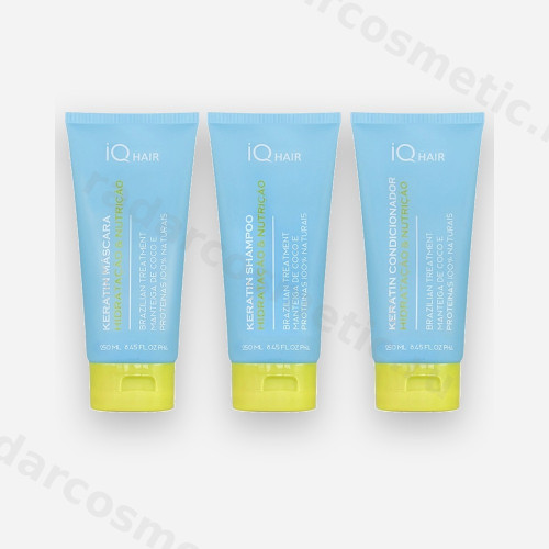 IQ Hair Hidratação & Nutrição Шампунь + маска + кондици Увлажнение и питание 250 мл * 3
