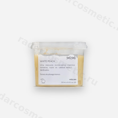 НАБОР Sol Sol White Peach маска 3 шт с экстрактом белого персика 250 мл