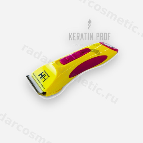 Машинка для стрижки Happy Hair S-588, желтый/розовый
