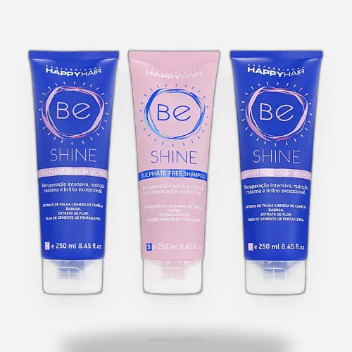 Набор Happy Hair BE Shine шампунь + маска + кондиционер 250/250/250 мл