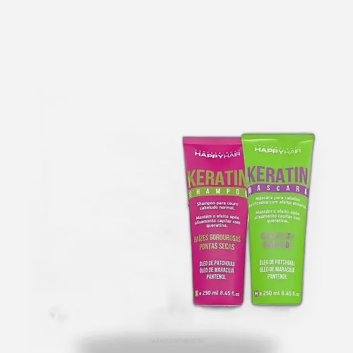 Набор Happy Hair Keratin шампунь + маска без сульфатов 250/250 мл