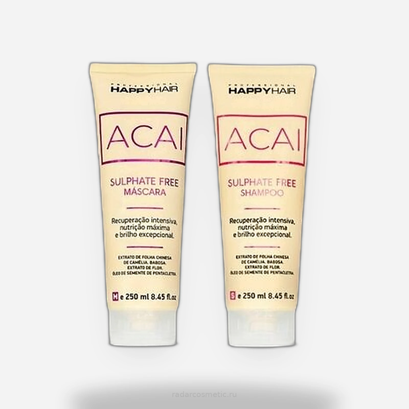 Набор Happy Hair Acai шампунь + маска без сульфатов  250/250 мл