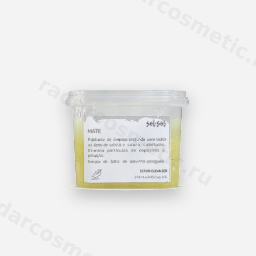 Sol Sol Mate очищающий скраб с экстрактом листьев падуба 250 мл