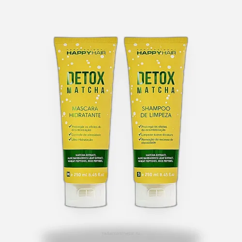 Набор Happy Hair Detox Matcha шампунь + маска без сульфатов  250/250 мл