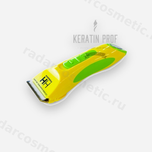 Машинка для стрижки Happy Hair S-588, желтый/зеленый