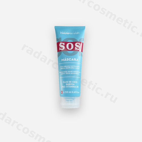 Happy Hair SOS маска-суфле для волос без сульфатов 250 мл