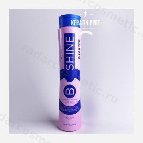 Happy Hair B-Shine Restorer Blue синий ботокс для волос 500 мл.