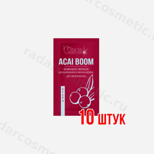 НАБОР Саше BB Gloss Acai Boom Завершающая маска 10 мл * 10 мл